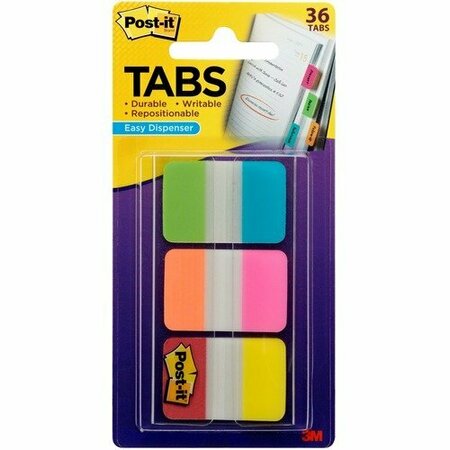 3M COMMERCIAL OFC SUP TABS, POSTIT, ALTERNATING, AST, 36PK MMM686ALOPRYT